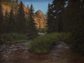 Early Morning Sun Hitting Cliffs at Spring Creek