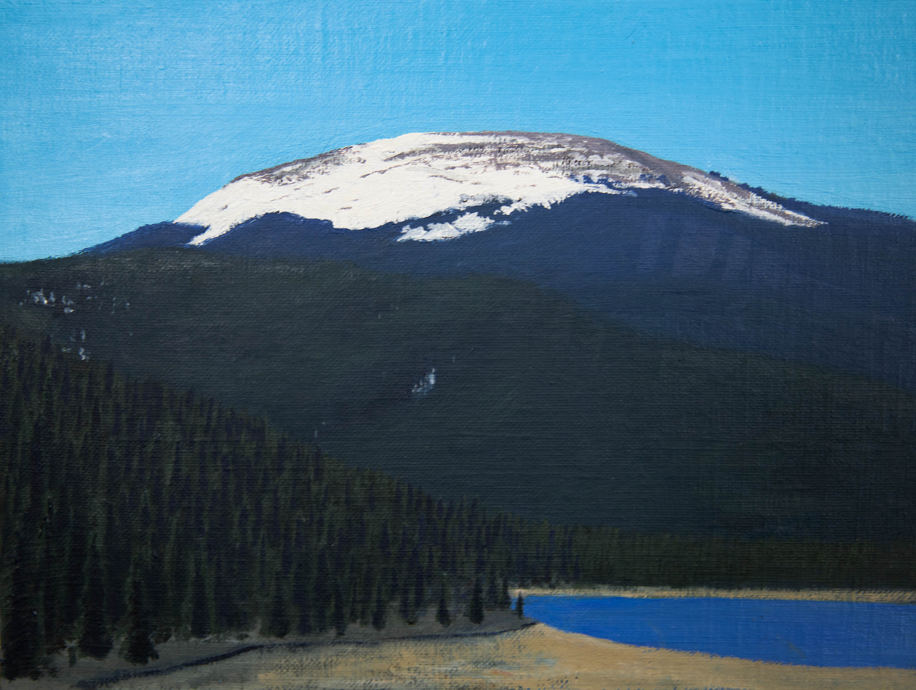 Spring Creek Reservoir and South Matchless Mountain